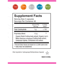 Load image into Gallery viewer, BALANCE | Natural Immune Support Supplement with Reishi, Cordyceps & Lion's Mane Mushroom Extract | 120 Capsules