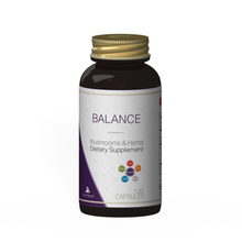 Load image into Gallery viewer, BALANCE | Natural Immune Support Supplement with Reishi, Cordyceps & Lion's Mane Mushroom Extract | 120 Capsules